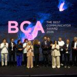 Vincitori del Best Communicator Award Marmomac 2026 sul palco