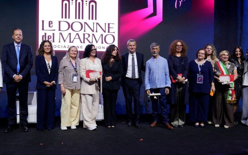 Premio Donne del Marmo: Benvenuto Saba premiato in occasione del 20° anniversario